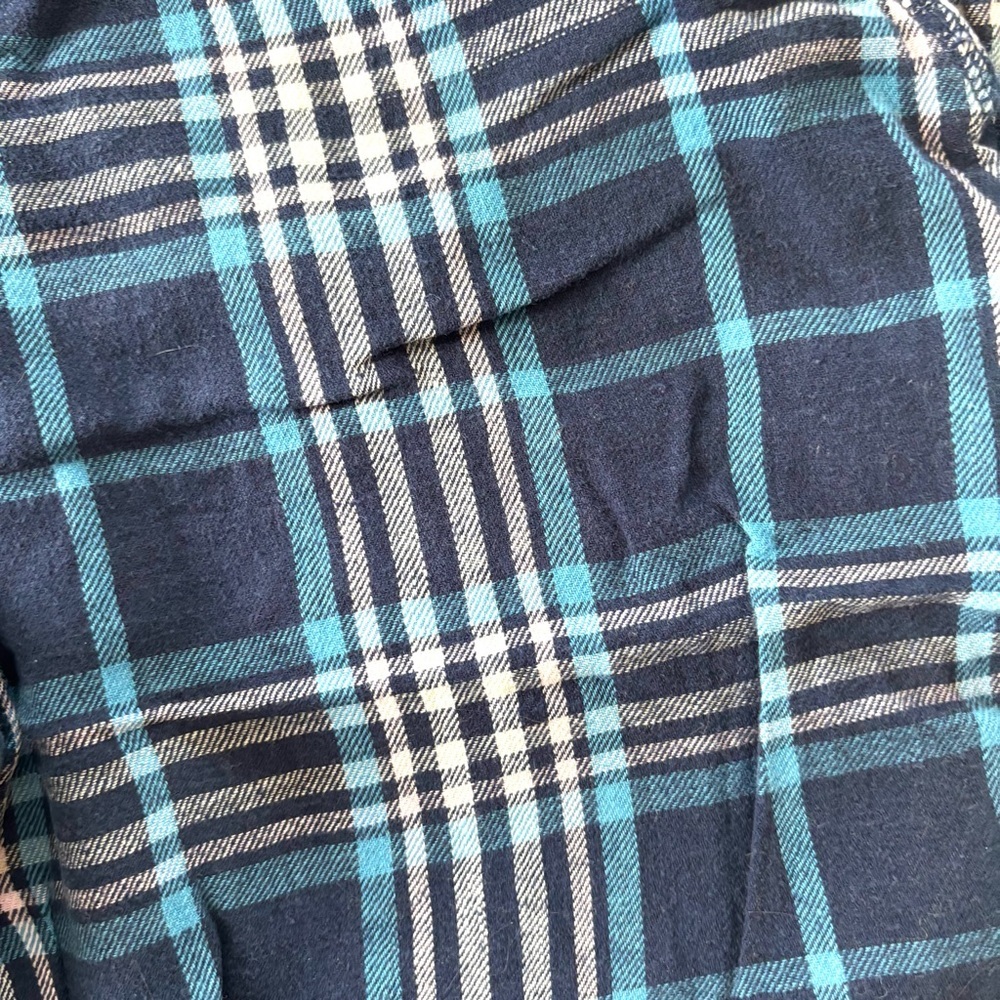 Aerie Blue Plaid Pajama Pants SZ S Worn 1X - Picture 10 of 11